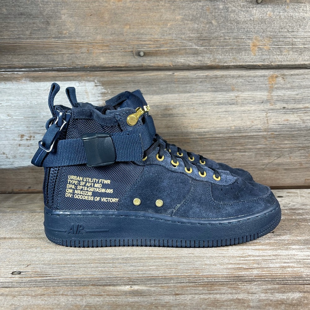 Nike Air Force 1 Urban Utility Navy Blue Sneakers